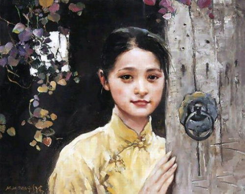 艺术家人体油画中的大明星周迅,如此青春靓丽