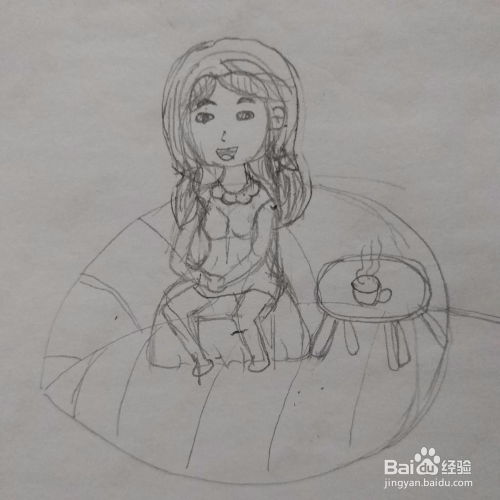 女生小清新头像绘画叶子