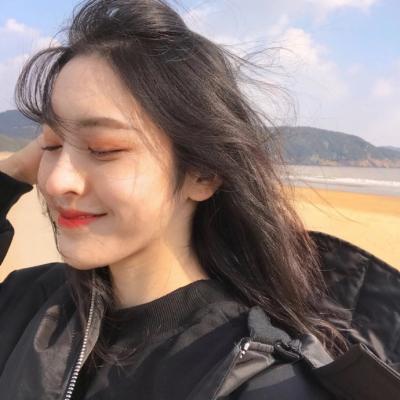 微笑小清新女生头像侧脸甜美韩国美女头像