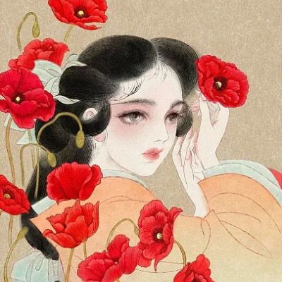 彩绘图片唯美人物头像2020女人好运的微信头像