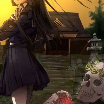 地狱少女头像阎魔爱系列恐怖图片地狱少女图片