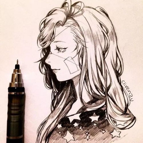这样的素描美少女,你们喜欢嘛