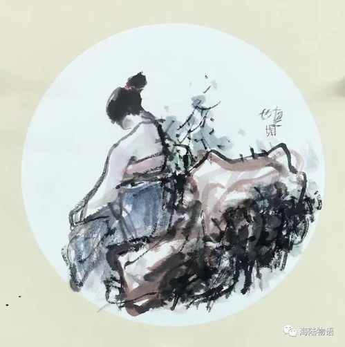 书画看台庄玉君美女是这样画的