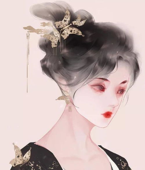 动漫卡通女生女头古风可爱高冷
