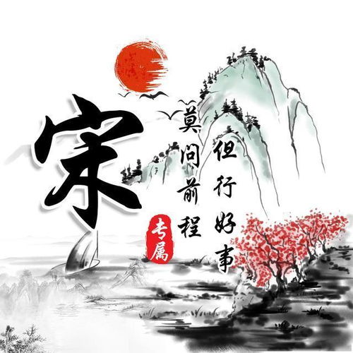 你的微信头像该换了,20张彩色山水中国风姓氏头像,喜欢请带走