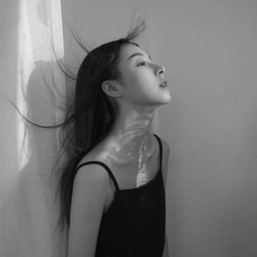 黑色的女生头像高级少女