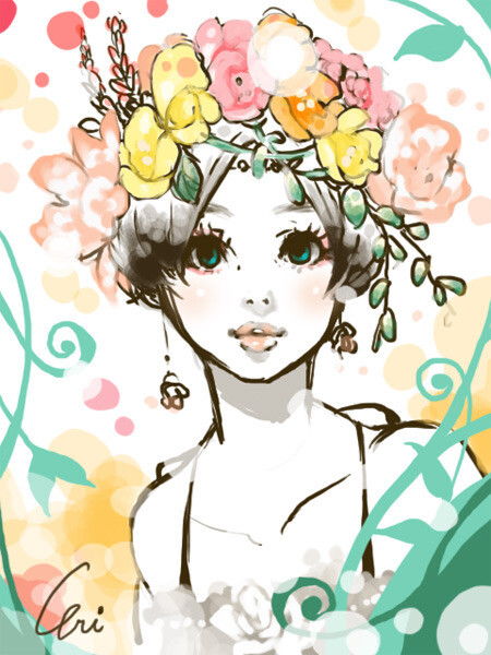 森女头像