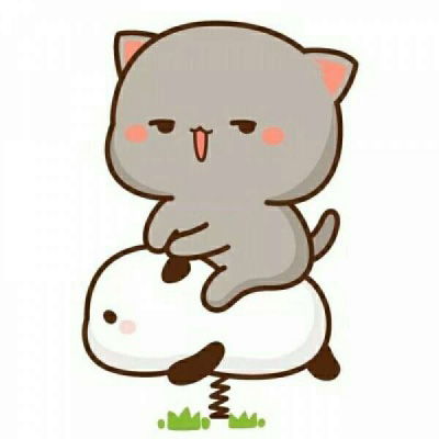 微信情侣头像卡通一对两张可爱呆萌微信情头一男一女