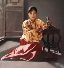 油画里的美女个个貌似天仙