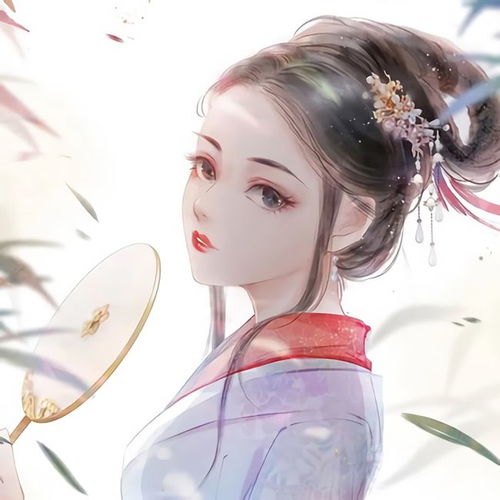 中国古风二次元女头,美到没朋友