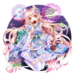插画手绘二次元美女动漫萌壁纸