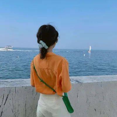背影女头像小清新唯美女生头像