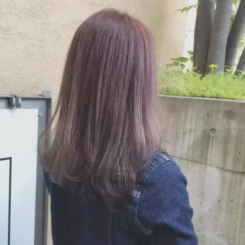 自带浪漫仙气的灰紫色发型,你要不要试下