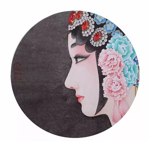 东方美丁己京剧国粹人物及现代美女工笔画