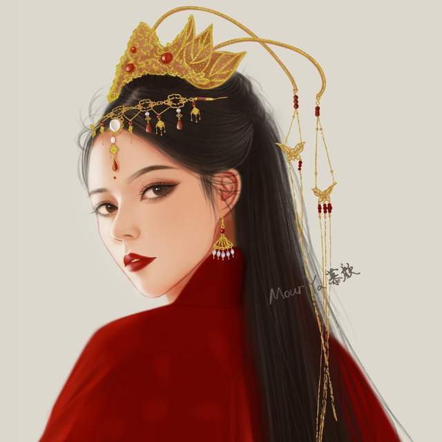 气质红衣女生头像又来了