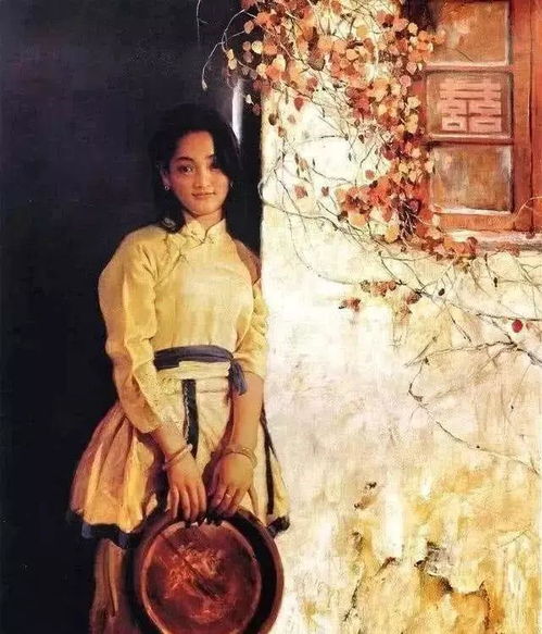 书画潘鸿海笔下的江南女子