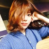 qq头像韩国女生短发韩系短发女生qq头像