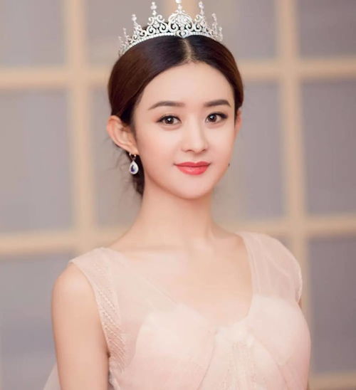 粉色头像女生唯美赵丽颖