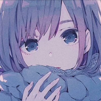 温柔女孩的微信头像唯美二次元低头假装若无其事的人有多爱你