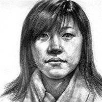 素描头像女生女青年微信头像图片大全