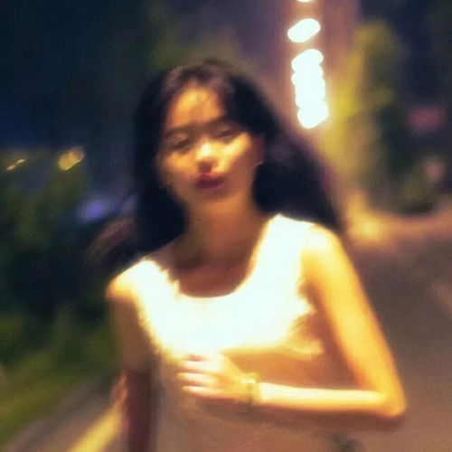 模糊女生头像,我想要和你在雪中漫步至白头