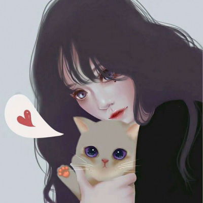 暗黑漫画头像女生暗黑