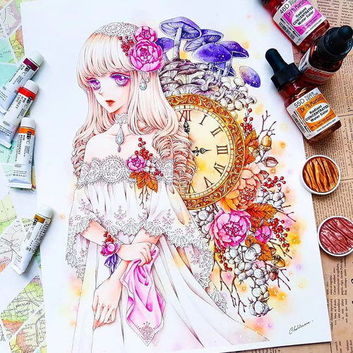哇哦一波素描动漫美女又强势来袭,吹爆打call