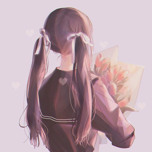 动漫女头背影杀