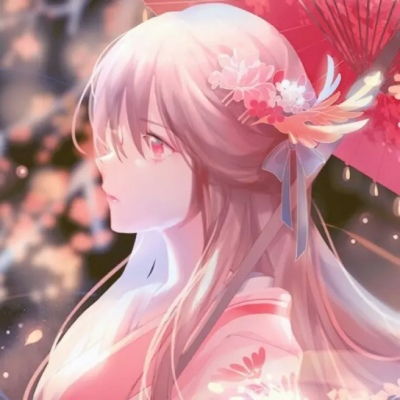 动漫女生手绘偏古风头像