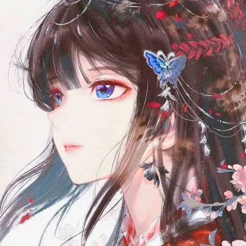 古风女生头像青山几重,回眸一眼就心动