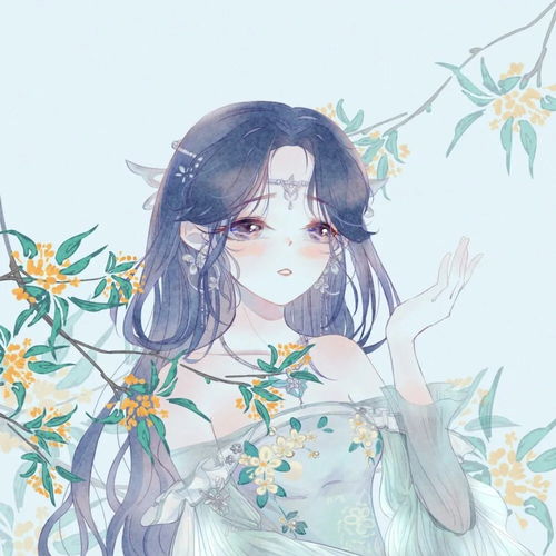古风女头仙气飘飘意境唯美
