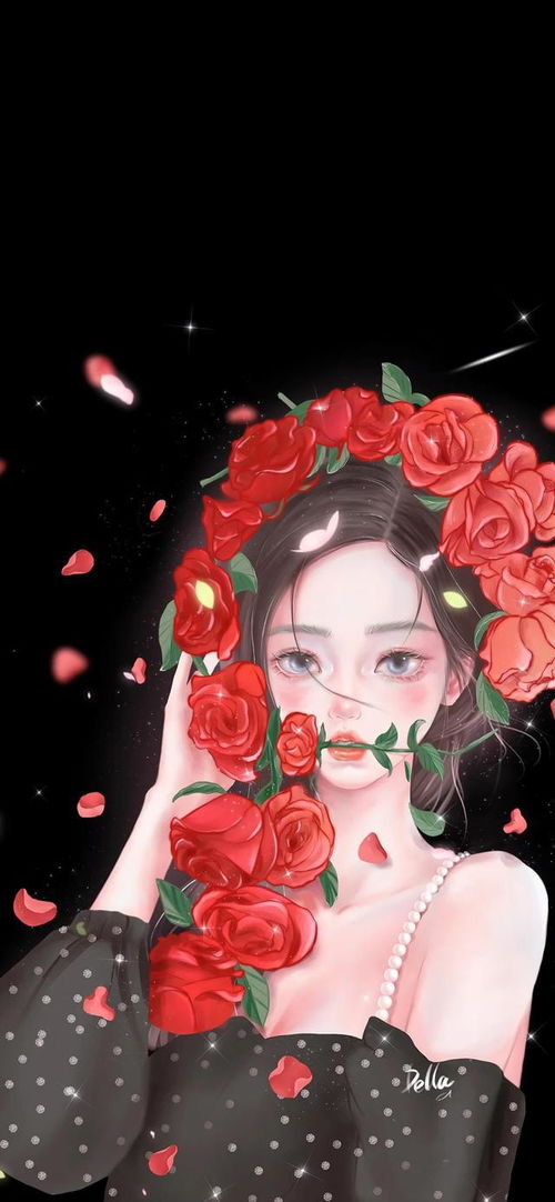 超美仙气女生插画壁纸,慢慢生活,慢慢热爱