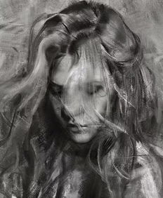 只用素描手法,就把女人画得这么传情