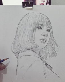速写,把少女们画的美翻天