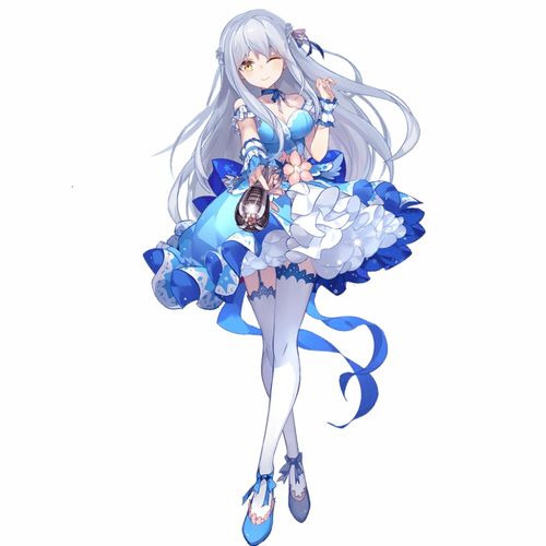 动漫少女全身像图片