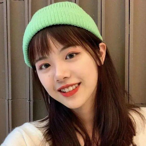 俏皮可爱真人女生头像