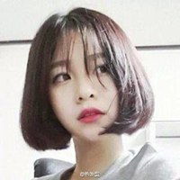 空气刘海卷发女生头像微信头像图片大全