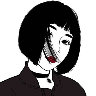 动漫黑白头像女生冷傲比较高逼格头像图片