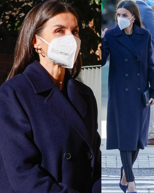 西班牙王后穿灰色西装好飒变身职场女强人,踩细高跟霸气侧漏