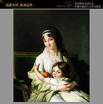 西方美女复古画图片设计素材高清模板下载43.74mb油画装饰画大全