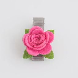 戴维贝拉新款女童发饰女宝宝花朵发夹db4722粉山茶花3.5cm2.5cmone蜜芽,中国领先的进口母婴限时特卖商城