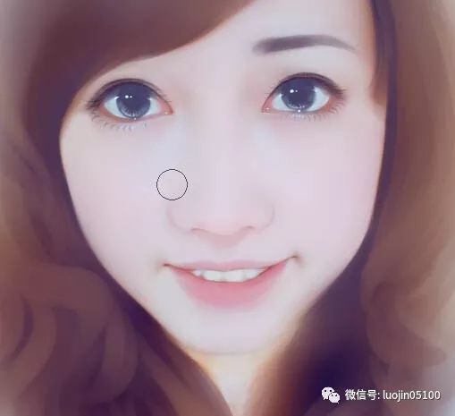 ps结合sai把自拍照转为唯美的仿手绘美女效果