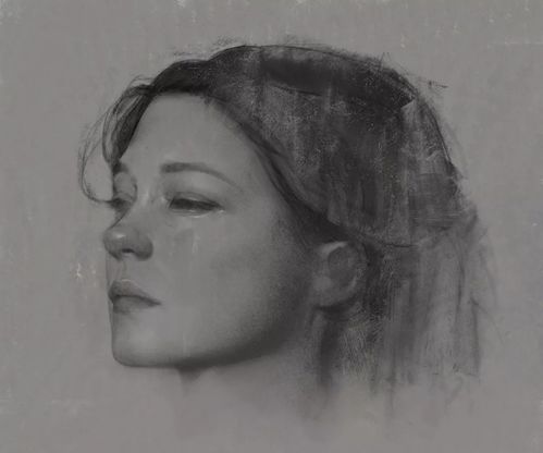 只用素描技法,就可以把女人画这么传情,美到骨子里