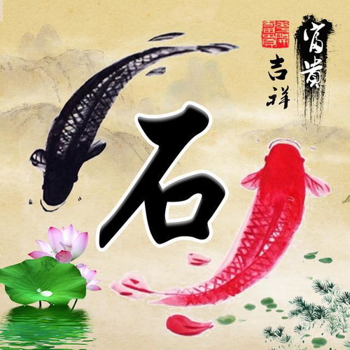 富贵鲤鱼姓氏头像,能带来好运财运,足足21张