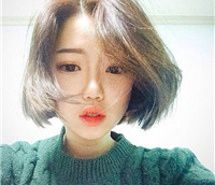 短发韩系手绘微信头像图片大全