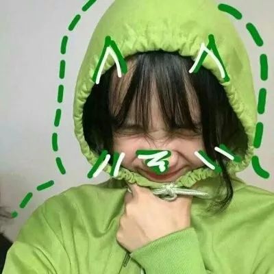 个性女生头像绿色头像女生
