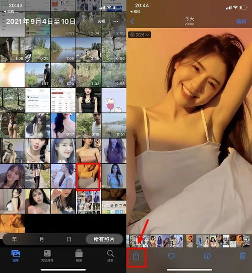 iphone可以设置美女动态壁纸了超好看的女生真人全屏