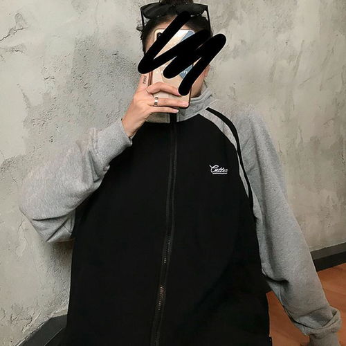 原宿宽松长袖女bf风2019春季新款棒球服女生学院风休闲运动外套潮