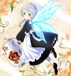 二次元动漫插画精灵女仆壁纸