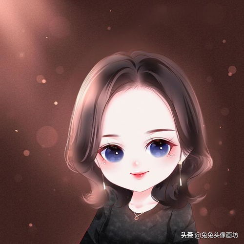 2022年最美短发卡通头像,真人照片变漫画头像,气质洋气又好看